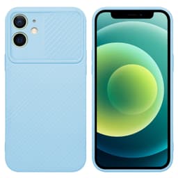 iPhone 12 MINI Suojakuori Suojakotelo (Sininen)