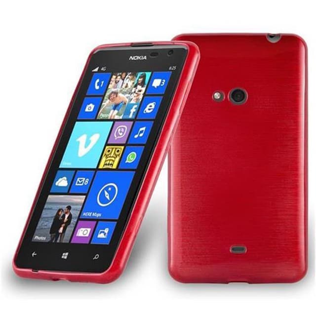 Nokia Lumia 625 silikondeksel cover (rød)