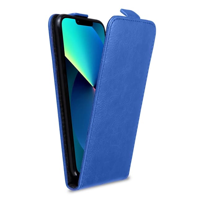 iPhone 13 PRO Pungetui Flip Cover (Blå)
