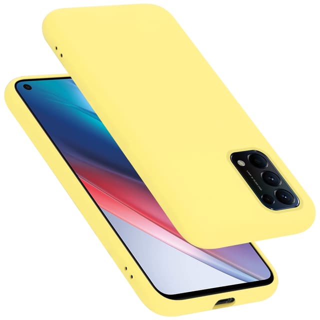 Oppo FIND X3 LITE silikondeksel case (gul)