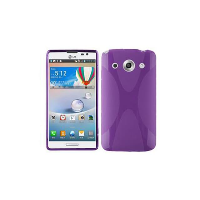LG OPTIMUS G PRO Skal Fodral Case (Lila)