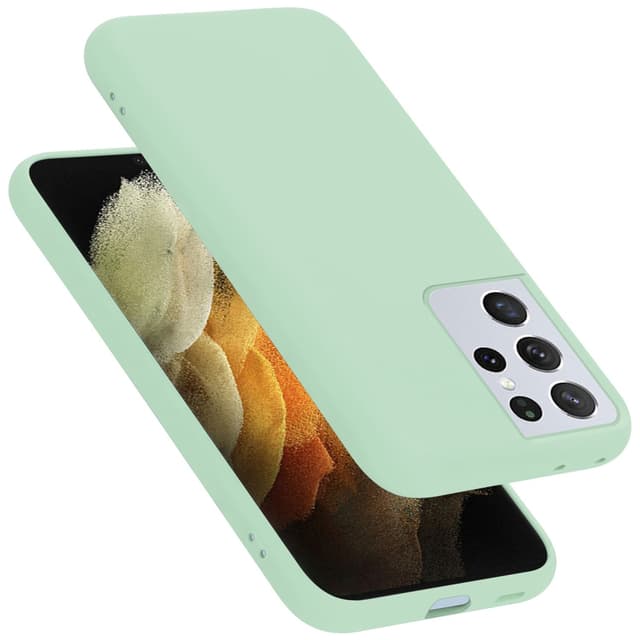 Samsung Galaxy S21 ULTRA Cover Etui Case (Grøn)