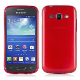 Samsung Galaxy ACE 3 Skal Fodral Case (Röd)