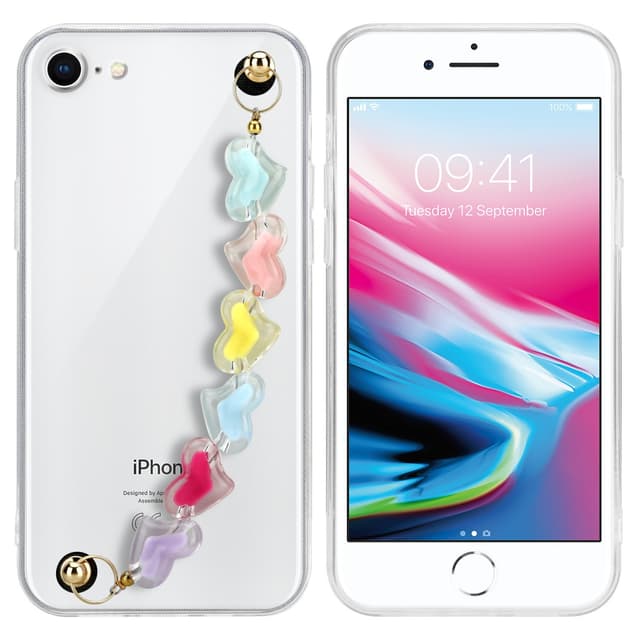 iPhone 7 / 7S / 8 / SE 2020 Deksel med kjede