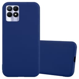 Realme 8i / Narzo 50 4G deksel tpu case cover (blå)