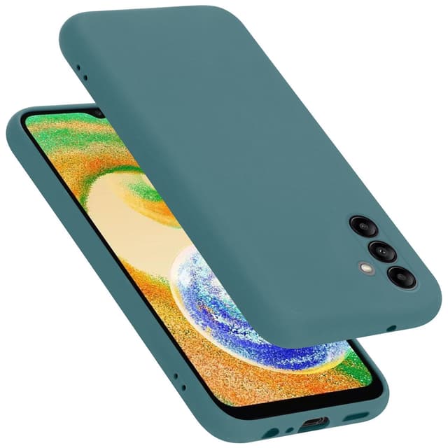 Samsung Galaxy A04s silikondeksel case (grønn)