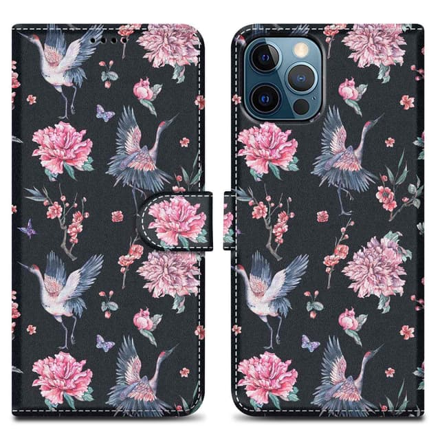 iPhone 12 PRO MAX Pungetui Cover Case (Sort)