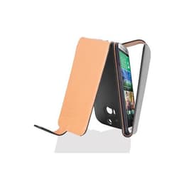 HTC ONE M8 Suojakuori Lompakkokotelo (Musta)