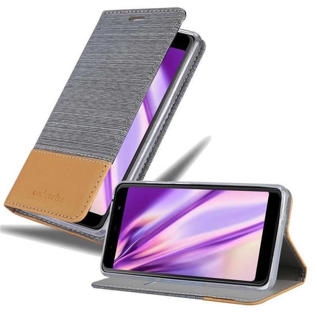 WIKO LENNY 5 Suojakuori Lompakkokotelo (harmaa)