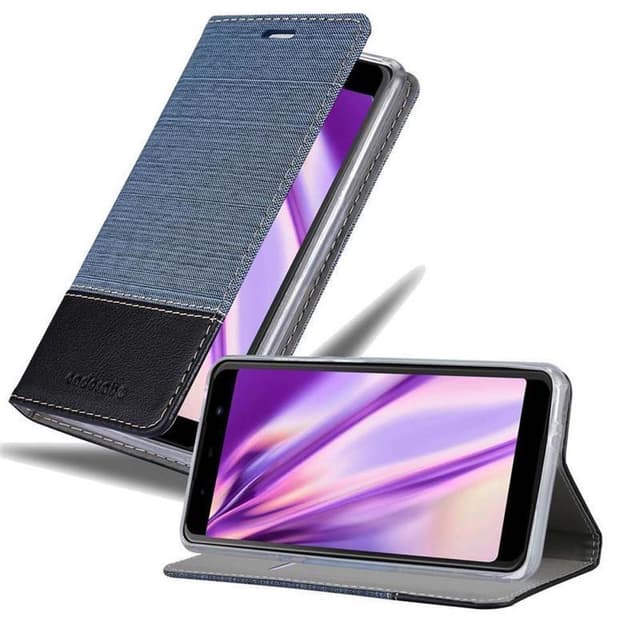 WIKO LENNY 5 Pungetui Cover Case (Blå)