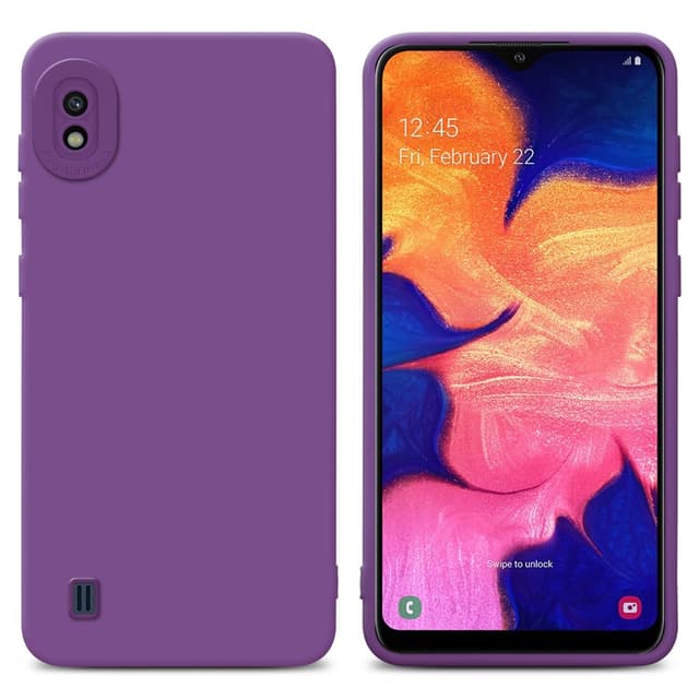 Samsung Galaxy A10 Skal Fodral Case (Lila)