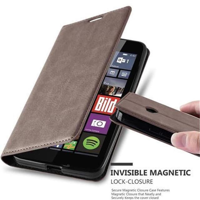 Nokia Lumia 640 lommebokdeksel case (brun)