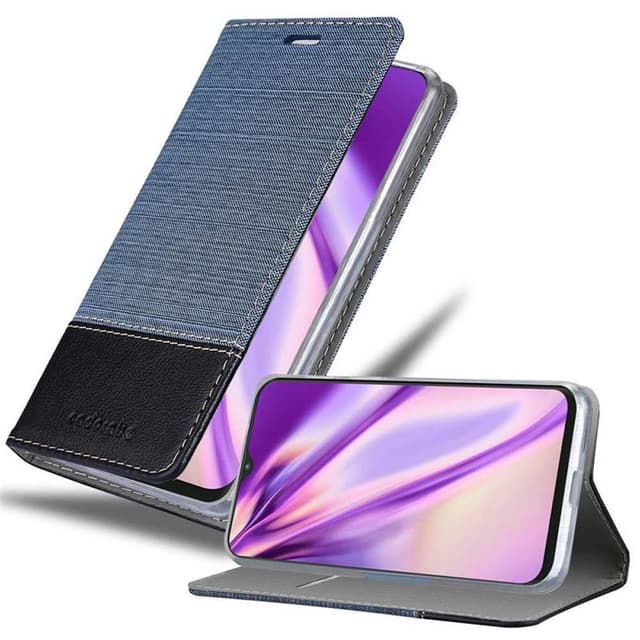 Samsung Galaxy A10 / M10 Plånboksfodral Skal (Blå)