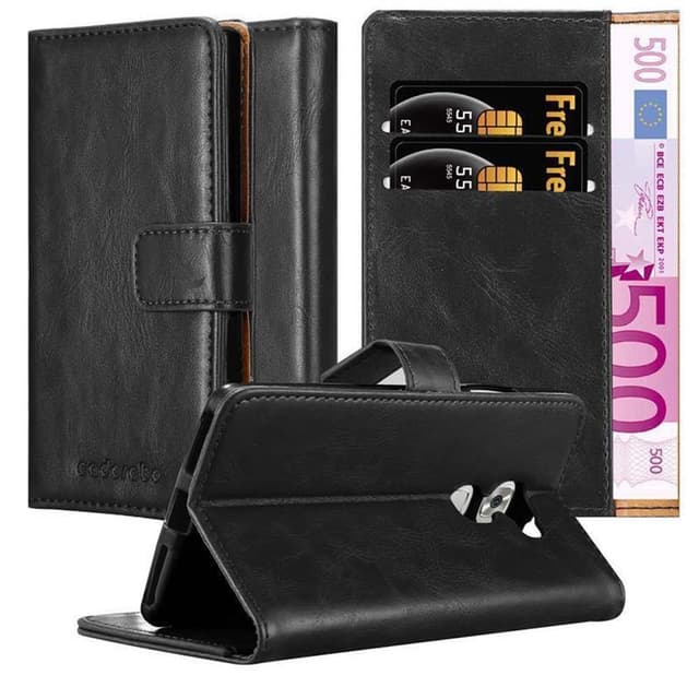 Huawei MATE S lommebokdeksel etui (svart)