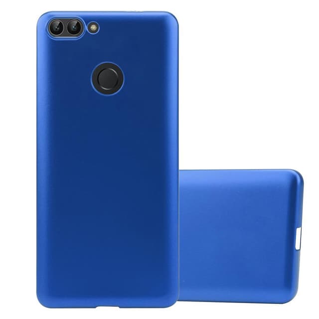 Cadorabo Custodia Frost Rossa Per Huawei P Smart 2018 / Enjoy 7S – Cover Sottile In TPU Antiurto