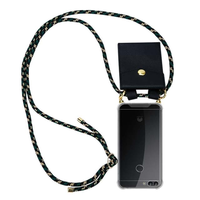 Huawei P SMART 2018 / Enjoy 7S Etui Cover Kæde (Brun)