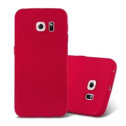 Skal Samsung Galaxy S6 EDGE Fodral Case (Röd)