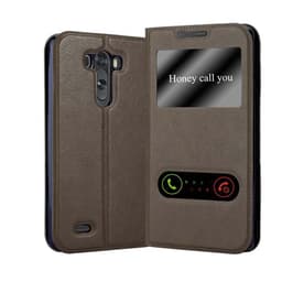 Lompakkokotelo LG G3 Case (Ruskea)