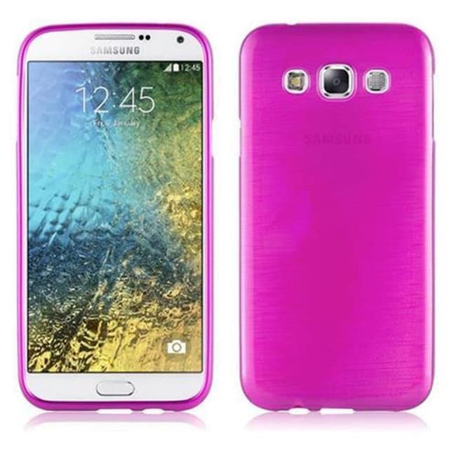 Samsung Galaxy E5 Suojakuori Kotelo (Vaaleanpunainen)