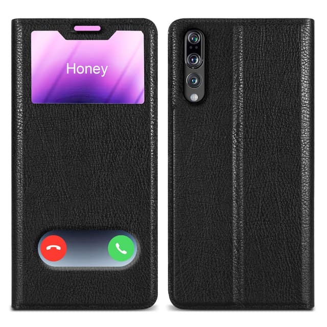 Lompakkokotelo Huawei P20 PRO / P20 PLUS Case (Musta)