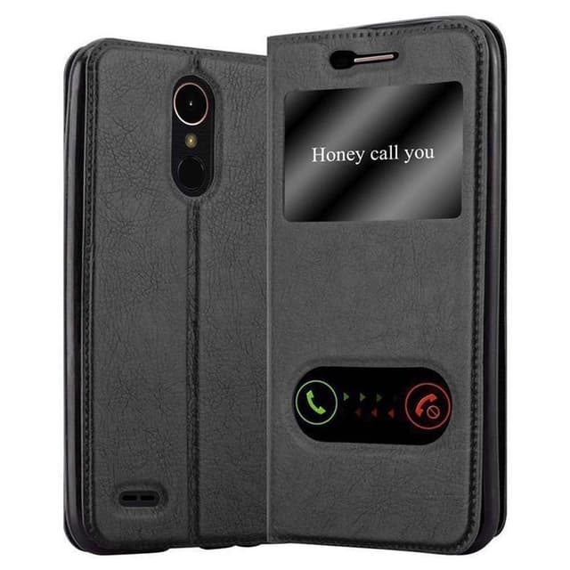 Lompakkokotelo LG K10 2017 Case (Musta)