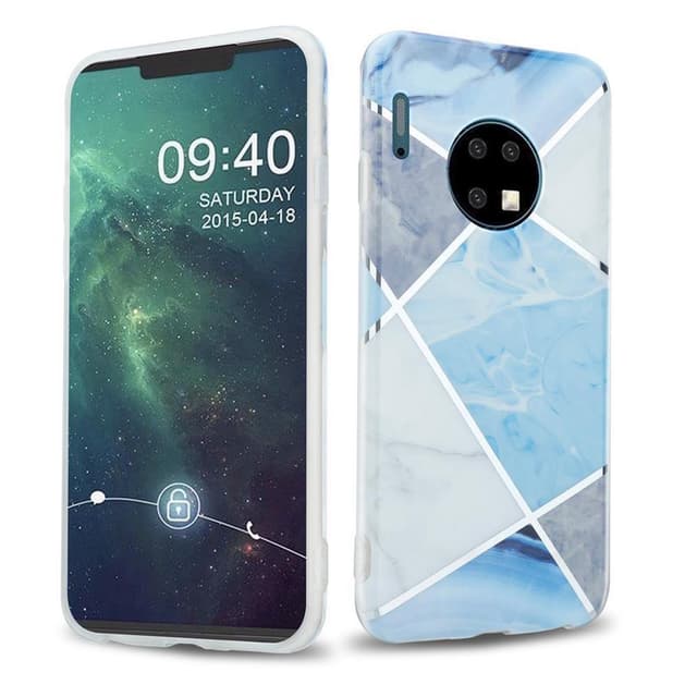 Huawei MATE 30 Pungetui Cover Case (Blå)