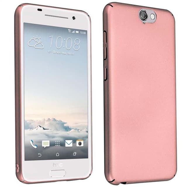 HTC ONE A9 Suojakuori Kotelo Cover (Vaaleanpunainen)