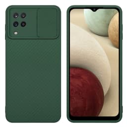 Deksel Samsung Galaxy A12 / M12 cover (grønn)