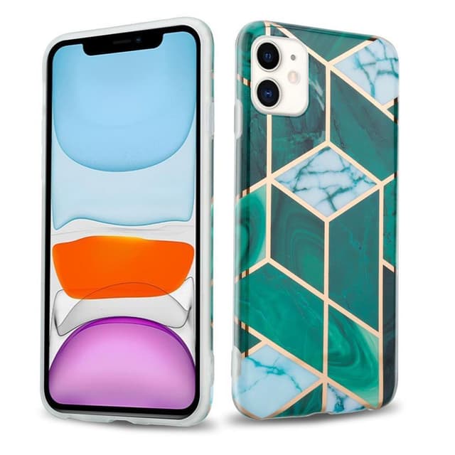 iPhone 11 Plånboksfodral Skal (Grön)
