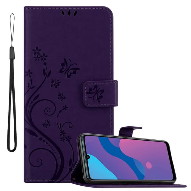 Honor 9A Suojakuori Lompakkokotelo (Violetti)