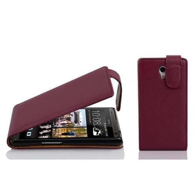 HTC Desire 600 Pungetui Flip Cover (Lilla)