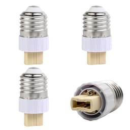 Lampeadapter for omformatering 4x sett (E14 til GU10)