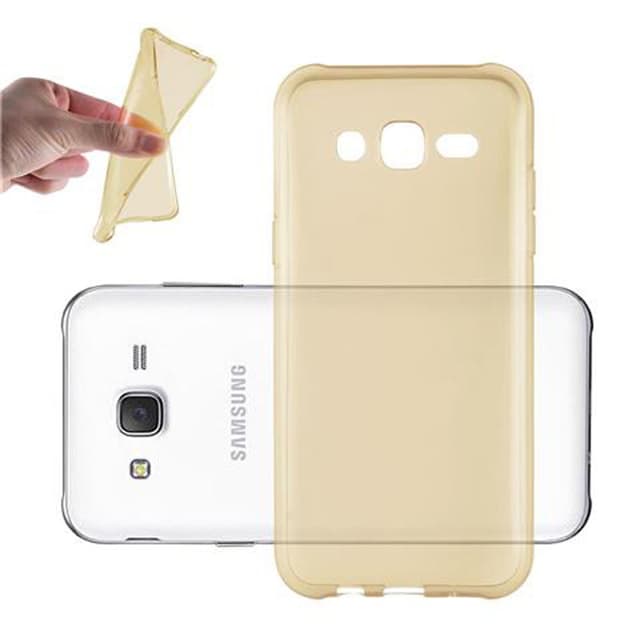 Samsung Galaxy J3 2015 Suojakuori Kotelo (kulta)