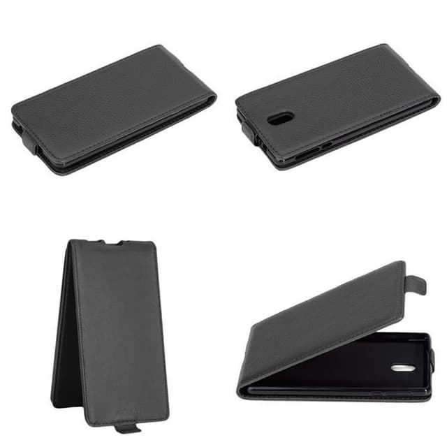 Nokia 3 2017 Suojakuori Case Cover (Musta)