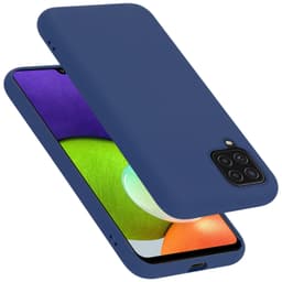 Samsung Galaxy A12 / M12 Skal Fodral Case (Blå)