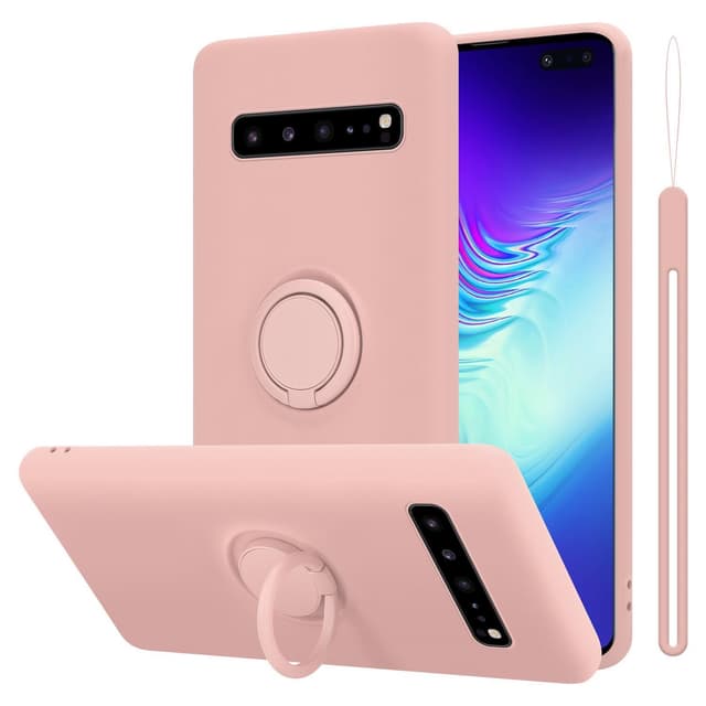 Samsung Galaxy S10 5G Cover Etui Case (Lyserød)