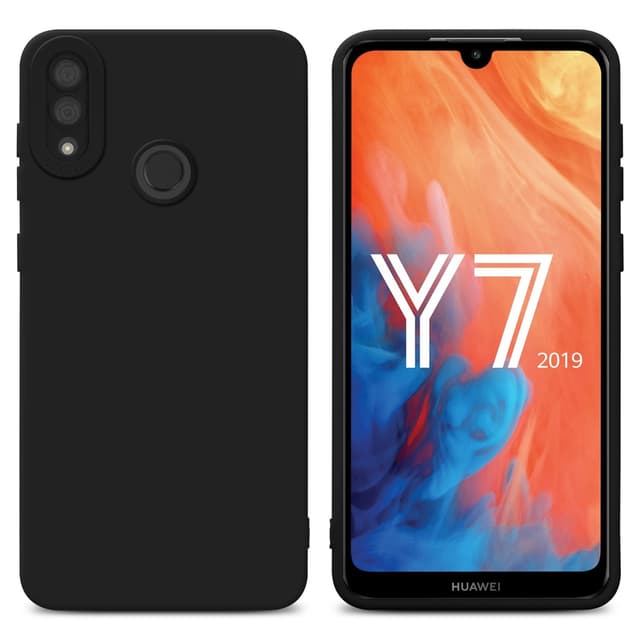 Huawei Y7 2019 / Y7 PRIME 2019 Cover Etui Case (Sort)