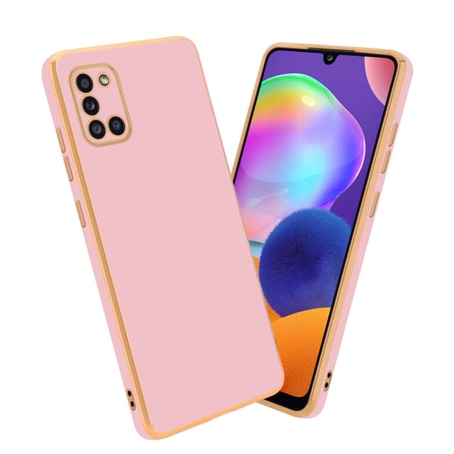 Samsung Galaxy A31 Suojakuori Cover (Vaaleanpunainen)