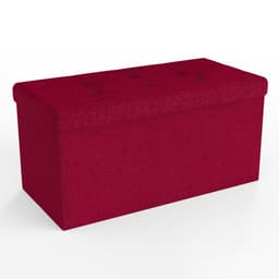 Sammenklappelig Skammel 76x38x38 cm Taburet (rød)