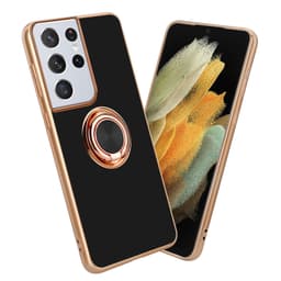 Samsung Galaxy S21 ULTRA Suojakuori Kotelo (Musta)