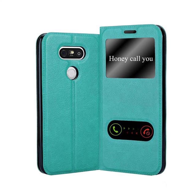 LG G5 Plånboksfodral Skal (Turkos)