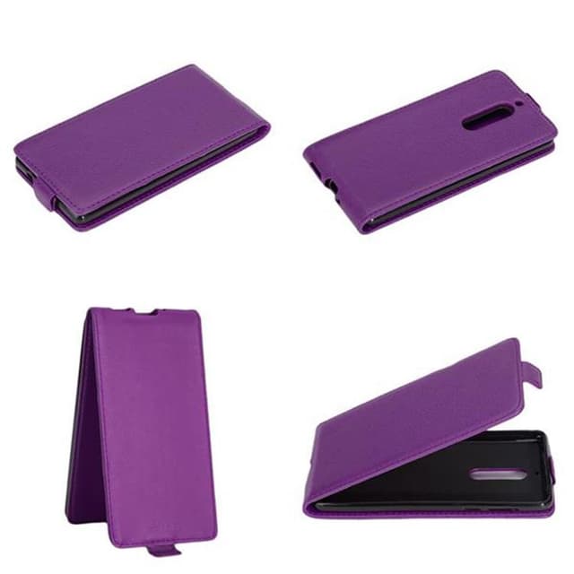 Nokia 5 2017 Pungetui Flip Cover (Lilla)