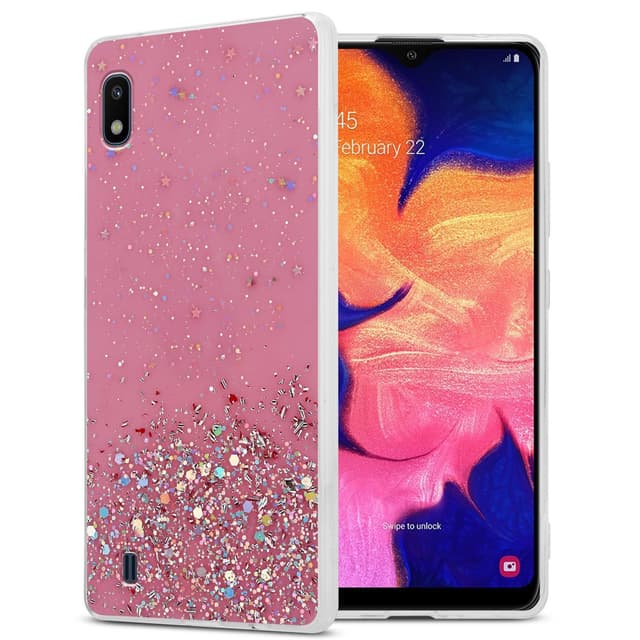 Samsung Galaxy A10 / M10 Cover Etui Case (Lyserød)