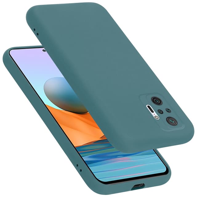 Xiaomi RedMi NOTE 10 PRO Skal Fodral Case (Grön)