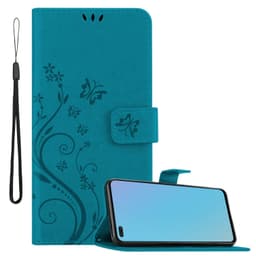 OnePlus Nord Suojakuori Lompakkokotelo (Sininen)