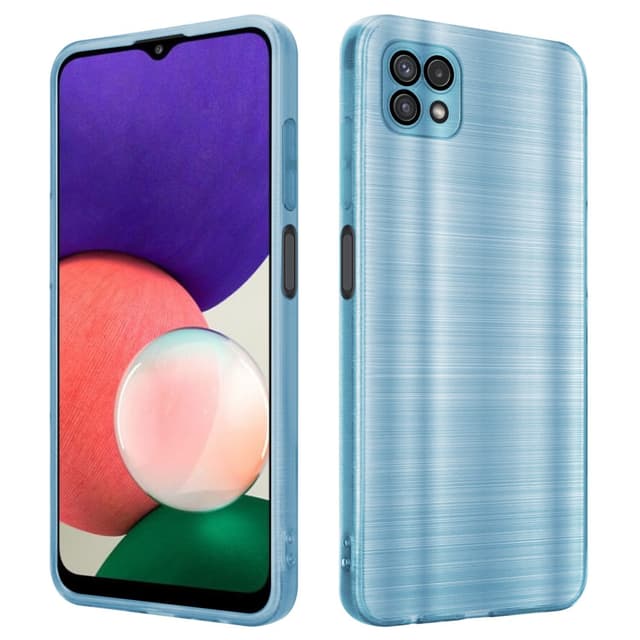 Samsung Galaxy A22 5G Skal Fodral Case (Turkos)