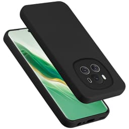 Honor Magic 6 silikondeksel case (Svart)