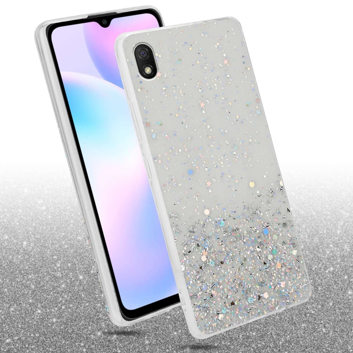 GOGME Cover per Xiaomi Redmi 9AT / Redmi 9A, Custodia Protettiva con Modello Elegante e Stupendo, Silicone Morbido Antiurto Guscio Protettivo Ultrasottile per Xiaomi Redmi 9AT / Redmi 9A, 2