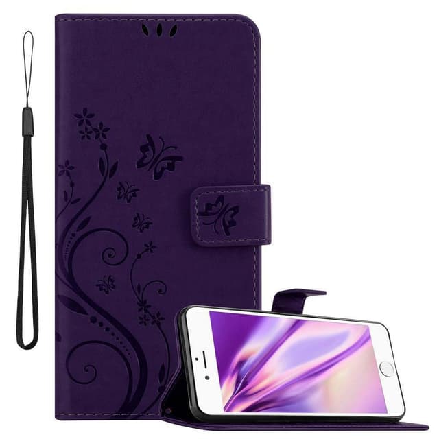 iPhone 6 / 6S Suojakuori Lompakkokotelo (Violetti)