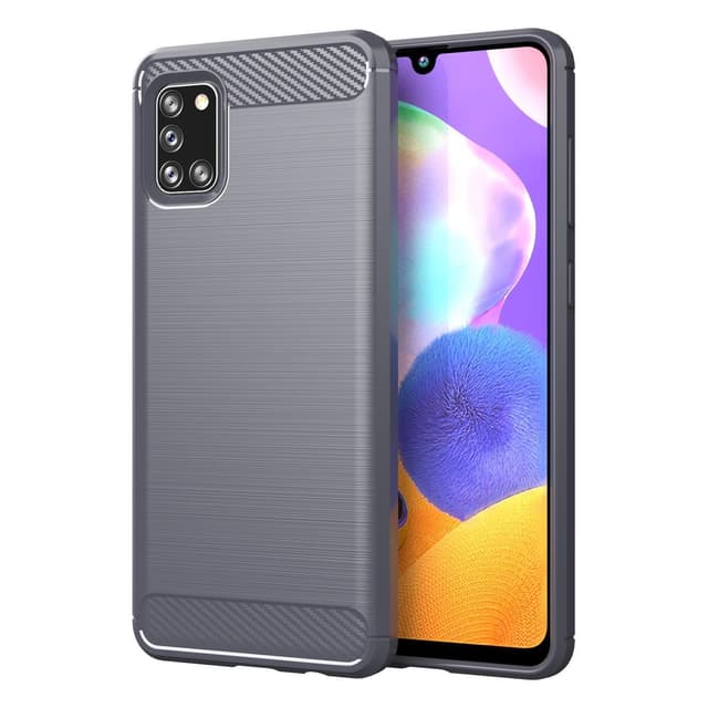 Samsung Galaxy A31 Skal Fodral Case (Grå)